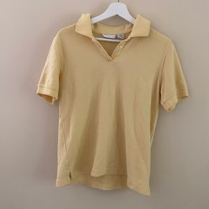 Baby yellow collared tee